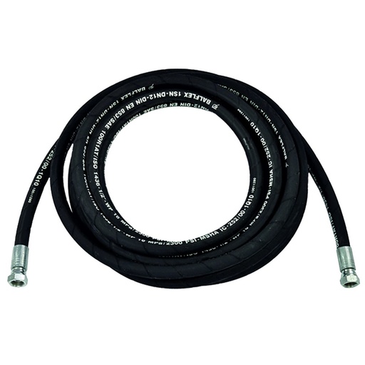 [OGGHXX00005] خرطوم شحم ضغط عالي R2 (2 سلكة) ماركة جي اي سي - مقاس 1/4 بوصة طول 25 متر