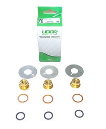 [106647] طقم بساتم اودور ايطالي UDOR PISTON KIT141 / VX-B 160/130 - 130/160