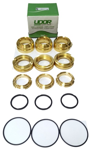 [CWUPSP00034] UDOR KIT146 High Pressure Pump Brass Ring Kit For VX-B 160/130
