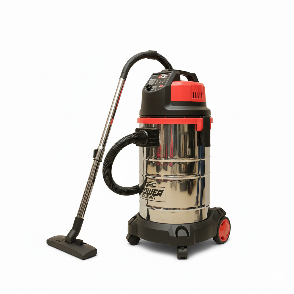 GEC POWER CLEAN 30L Professional Wet & Dry Vacuum Cleaner 30Liters ...